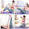 thumbnail image 5 of Bandas de Resistencia con Pedales y 4 Tubos para Ejercicio: Cuerda de Estiramiento Multifuncional para Ejercitar Brazos, Piernas, Abdominales y Caderas. Equipo de Fitness Portátil para Usar En Casa,, 5 of 5