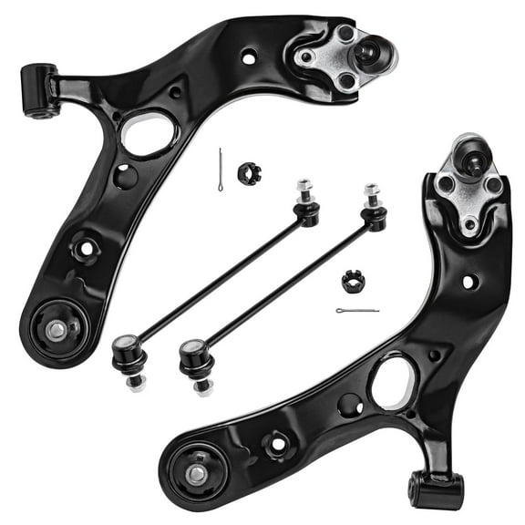 Detroit Axle - 4pc Front End Control Arms Kit for Toyota 2006-2018 RAV4 2015-2020 Lexus NX200t 2018-2020 NX300 2015-2021 NX300h, 2 Lower Control Arms 2 Sway Bar Links Replacement