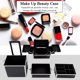 thumbnail image 5 of Carrito de Maquillaje ANGGREK Negro Con 4 Bandejas y Asa de Aluminio, 5 of 7