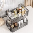 thumbnail image 3 of rygai 1/2/3 Pcs Cosmetic Storage Rack Transparent Large Capacity Detachable Multi-Tier Great Load Bearing Bathroom Under Sink Organizer Kitchen Pantry Storage Box, 3 of 8