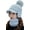 Blue, variant on CoCopeaunts Baseball Cap Warm Earflaps Pratical with Cute Pom Pom Soft Cotton Hat Mens Outdoor Adventure Cap Winter for Womens