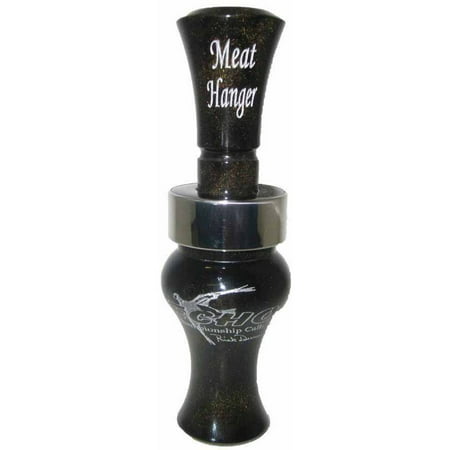 Echo Calls Meat Hanger Duck Call, Black/Pearl