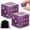Purple:2pcs, variant on 2 Pcs Pink Crystal Mahjong Dice Set, 16mm Natural Stone D6 Craps Dice for Tabletop Board Games Casino Party Decor