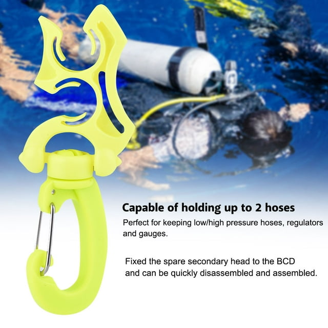 Clip de Support de Tuyau de Plongée, BCD Clip de Tuyau Clip de Tuyau de Plongée Clip de Support de Tuyau de Plongée pour la Plongée en Apnée Accessoires de Plongée