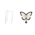 thumbnail image 1 of Mesa Auxiliar Minimalista De Acrílico Con Reloj De Mariposa Decorativo Para Sala De Estar Moderna, Dormitorio, Oficina, Comedor Y Hogar., 1 of 8