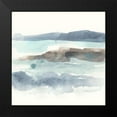 thumbnail image 2 of Vess, June Erica 20x20 Black Modern Framed Museum Art Print Titled - Coastline Sketch II, 2 of 5