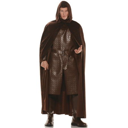 Deluxe Hooded Cape (Brown)