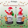 thumbnail image 4 of Inflable de Navidad CHIMENEA de SANTA CLAUS MEGA gigante con led 4m Decoración navideña Christmas Inflatable Artego, 4 of 8
