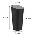 thumbnail image 3 of Car Trash Can with Lid, Mini Auto Garbage Can Leakproof Vehicle Trash Bin Fits Cup Holder in Console or Door for Automotive Car, Home, Office, Kitchen, Dinning Room, 3 of 7