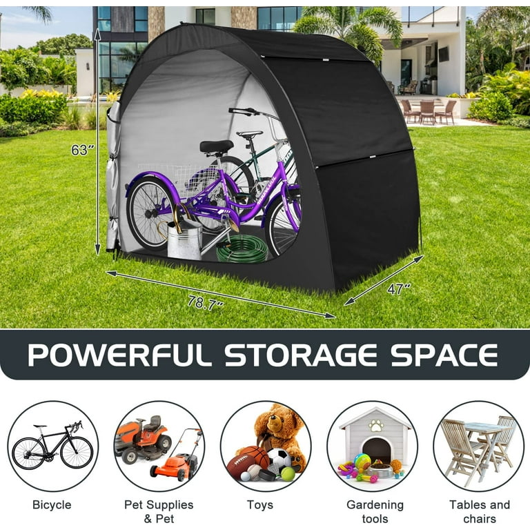 Large top bike sheds
