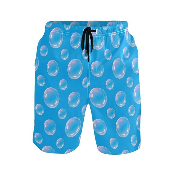 joogoo Men's Swim Trunks Bubble Beach Shorts with Pockets XL