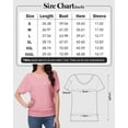 thumbnail image 6 of Women's Dolman Top Boat Neck Comfortable Short Sleeve Solid Gentle Tees Casual T Shirt with Side Shirring Detail, 6 of 7