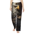thumbnail image 1 of Balery Noble Style Bald Eagle Pantalones de pijama para mujer, pijamas ultraligeros, pantalones de estar por casa-X-Large, 1 of 6