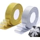 thumbnail image 1 of 2 rollos de 25 cintas anchas con purpurina (2 cm doradas, plateadas) Cintas doradas Cintas navideñas Cintas decorativas para envolver regalos, hacer lazos y coronas, 1 of 5