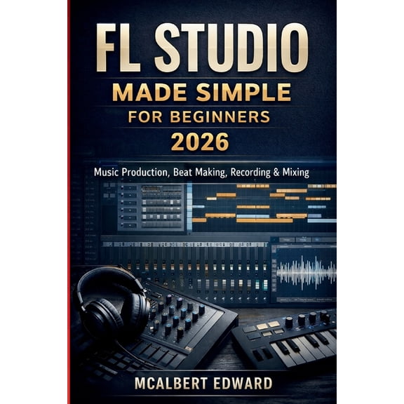 FL Studio Made Simple for Beginners 2026: Music Production, Beat Making, Recording & Mixing, (Paperback)
