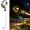 Gold, variant on Patio & Garden Outdoor Lighting Solar Garden Stake Light with Crackle Glass Globe Moon & Hummingbird Outdoor LED Lantern Waterproof Rustic Metal Pathway Decor for Yard Patio and Garden