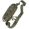 thumbnail image 1 of Sling Backpack, Waterproof Sling Bag Multifunction Nylon Waterproof Fabric  For Travel Army Green, 1 of 8