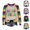 Black, variant on Sexlip Womens Long Sleeve Sweatshirt Mardi Gras Letter Print Design Contrast Sleeve Soft Fabric for Casual Wear Purple XL