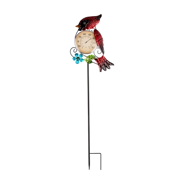 Mainstays Solar Cardinal Thermometer Stake