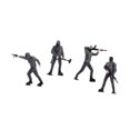 thumbnail image 4 of 4 Piezas Figuras de Personas Miniatura Figuras 1/64 Modelo Escena Miniatura Figuras para Diorama Material Resina Adecuadas para Trenes Decorativos Maquetas Arquitectónicas Paisajes, 4 of 9
