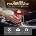 thumbnail image 6 of Christmas 18oz Double Drinking Coffee Mug – Vacuum Insulated Stainless Steel Travel Cup with Leakproof Lid, 316 Steel Thermos Tumbler for Hot & Cold Beverages, 6 of 7