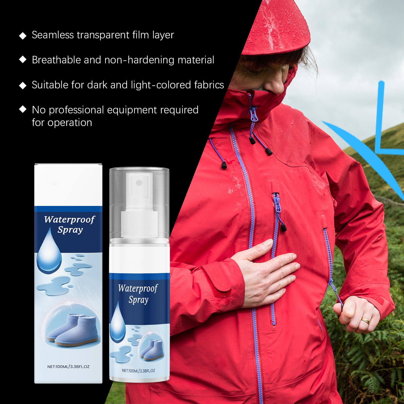 Vaporisateur protecteur pour chaussures et suède