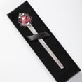 thumbnail image 4 of Coral Vintage Silver Lace-Edged Bookmark: a Unique Gift for Book Lovers, 4 of 5