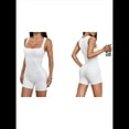 thumbnail image 3 of de una Pieza para Mujer, Cortos de Entrenamiento, Conjuntos de Verano para Gimnasio, Yoga y Playa 2025 Crema XL, 3 of 7