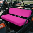 thumbnail image 2 of Yuyamidu Pink UTV Seat Covers Compatible with Kawasaki Mule 3010 Diesel 4x4 2008 2007 2006 2005 2004 2003, Outdoor Bench Seat Cover Set Heavy Duty UTV Seat Cover(2 PCS), 2 of 7