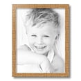 thumbnail image 2 of ArtToFrames 13x17 Inch Gold Picture Frame, This Gold Wood Poster Frame is Great for Your Art or Photos, Comes with Regular Glass (2WOM-4901), 2 of 7