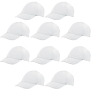 10 Pieces Baseball Caps, DIY Baseball Hats for Kids, Blank Caps with Adjustable Back Strap, Sun Hats for DIY Painting