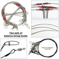 thumbnail image 5 of FREE FISHER Surf Fishing Tackle Kit 234 Pcs Ocean Saltwater Fishing Lures Fish Finder Rigs Pompano Rig Pyramid Sinker Weight Fishing Hooks Swivels Various Accessories, 5 of 9