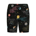 thumbnail image 4 of Easygdp Galaxy Men's Short Pajama Pants, Sleep Shorts, Household Pants, Casual Pants with Pockets - X-Large, 4 of 9