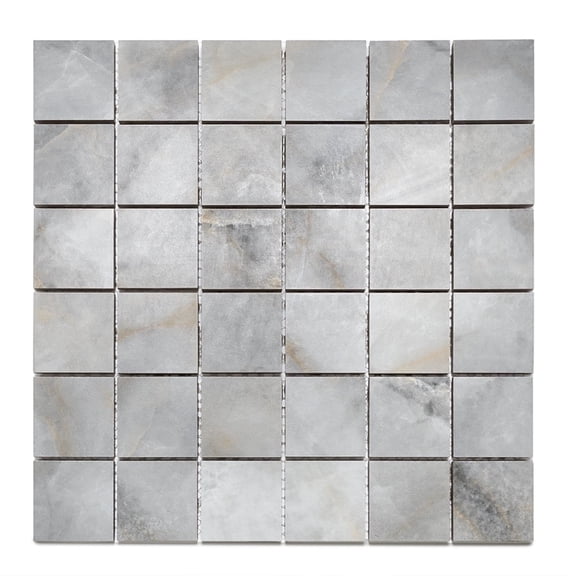 The Tile Life Nova Azul Matte Porcelain Mosaic Floor & Wall Tile, 4 x 4 in, 1-Piece Sample