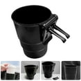 thumbnail image 2 of Portavasos multifuncional para ventilación de coche, soporte portátil para botellas de agua, práctico gancho para bebidas, accesorio esencial para viajes por carretera, color negro, 2 of 7
