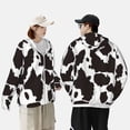 thumbnail image 4 of Balery Cow Skin 2 Sudadera ligera de manga larga con capucha y protección solar UPF 50+ para hombre y mujer, ideal para pesca y running-XX-Large, 4 of 7