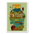 thumbnail image 2 of Astoria, Oregon, Astoria Column, Geometric, Contour, Lantern Press, Premium Playing Cards, 52 Card Deck with Jokers, USA Made, 2 of 5