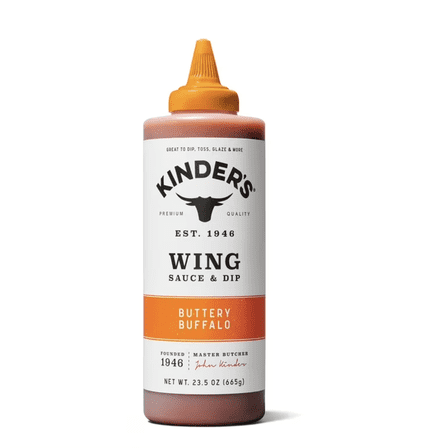 Kinder's Buttery Buffalo Wing Sauce, 23.5 oz.