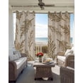 thumbnail image 6 of Brown Tree Branches Blackout Curtains for Bedroom Living Room Darkening Curtains 63 Inches Long Vintage Nature Brown Ombre Window Curtain 2 Panels Set Window Treatment Grommet Drapes 42"x63", 6 of 9