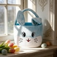 thumbnail image 4 of Generic Easter Bunny Baskets for Kids, Egg Hunt Bags Plush Rabbit Bucket Easter Gifts for boys and girls, 4 of 6