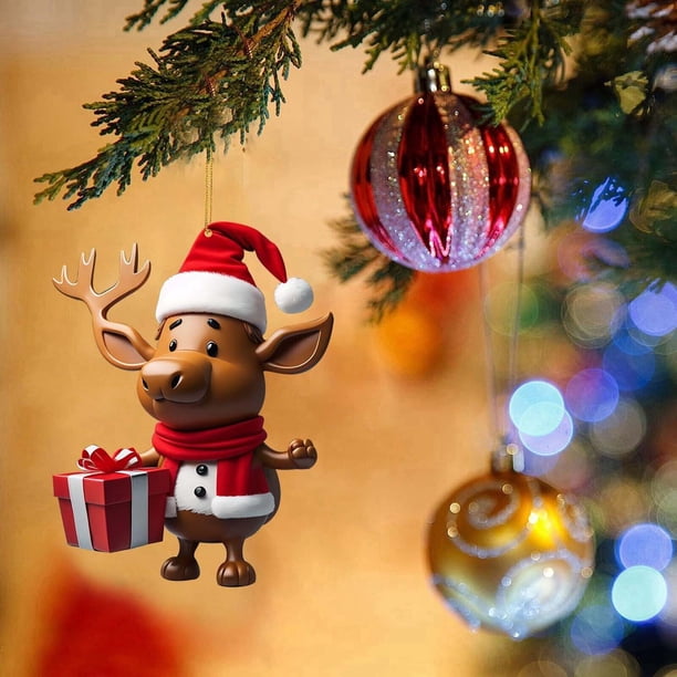 Decorative Reindeer Family Pendant Deer Family Ornament Christmas Tree / Car