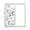 Navy blue, orange, variant on Grey Black Botanical Window Privacy Film, Watercolor Spring Floral Summer Leaf Static Cling UV Sun Blocking Tint Film Heat Control Windows Films for Bedroom Bathroom, Window Stickers 29.5"x78.7"