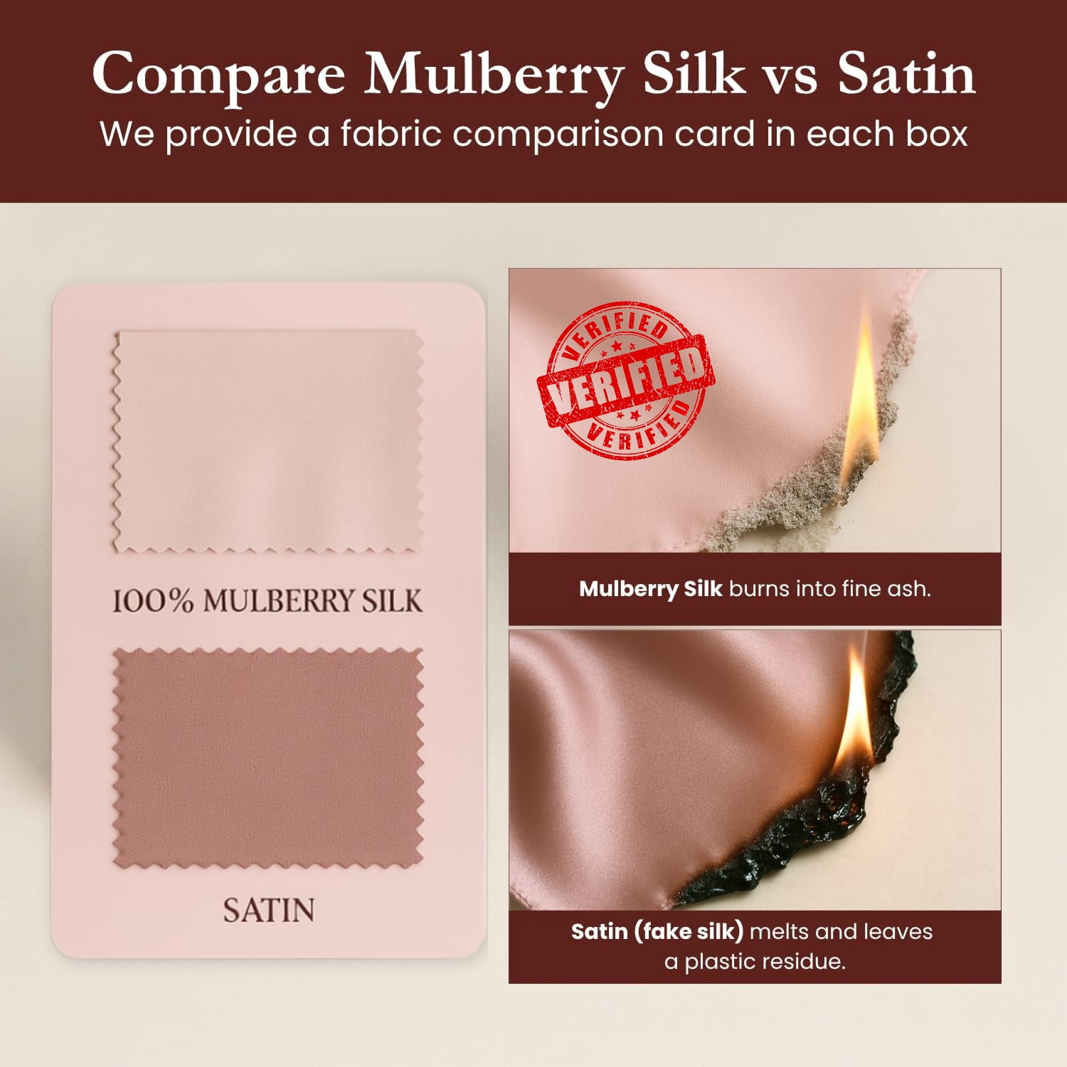 Furbo 100% Mulberry Silk Pillowcase for Hair & Skin, Smooth Luxury Pillow Cover, (Standard Size 20″×26″) Blush Pink