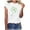 White, variant on Babysbule Women's New Arrivals Shirts Fashion Women's St. Patrick's Day Round Neck Short Sleeve Print Casual T-Shirt Blouse Tops