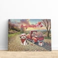 thumbnail image 3 of Be My Valentine's Havanese Truck Full of Love Flower Balloon Horizontal Matte Canvas Poster Havanese Dog Lover Gifts Idea Wall Art Home Decor - 02029, 3 of 5
