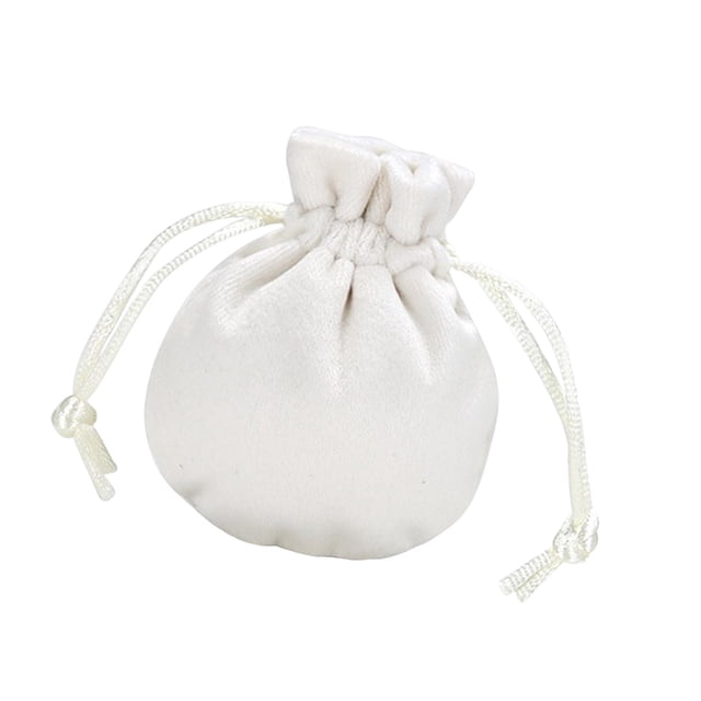 Bolsa con cordón para guardar joyas, organizador de regalos de fiesta, bolsa de terciopelo para relojes, collares, pulseras, dijes y aniversarios. Beige 65x85cm