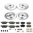 thumbnail image 3 of PowerStop Front and Rear Z23 Evolution Sport Carbon-Fiber Ceramic Brake Pad and Drilled & Slotted Rotor Kit Fits: MERCEDES-BENZ Select Models K8354, 3 of 10