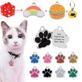 thumbnail image 2 of Placa De Identificación Grabada Personalizada Etiqueta Para Gatos De Perro Para Mascotas Accesorios Colgante De Purpurina Gao Jiahui unisex, 2 of 2