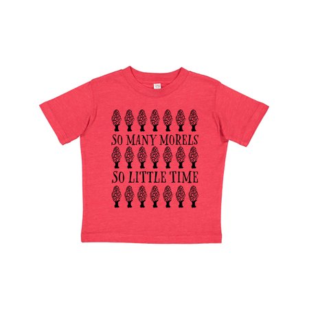 

Inktastic So Many Morels So Little Time- mushroom hunting Gift Toddler Boy or Toddler Girl T-Shirt