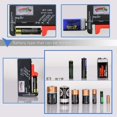 thumbnail image 2 of Comprobador de batería - Comprobador de batería universal para baterías AAA CD 9V 1.5V, 2 of 4
